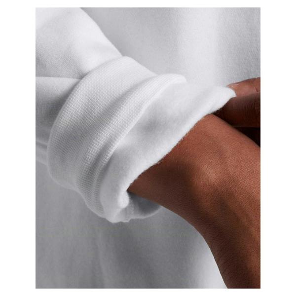 Under Armour Womens/Ladies Essential Fleece Sweatshirt - White/Black - 
