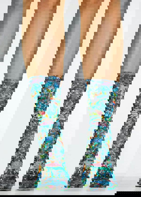 Jemsox ART CROCODILE Ladies Fashion Gift Socks