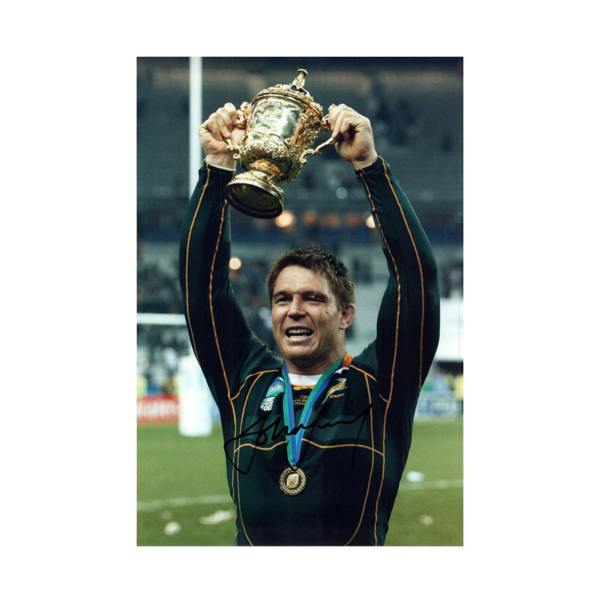 John Smit Signed 12x8 Image