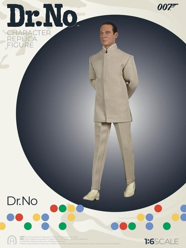 james bond 007 dr no doctor no 1:6 scale figure big chief studios bcjb0018