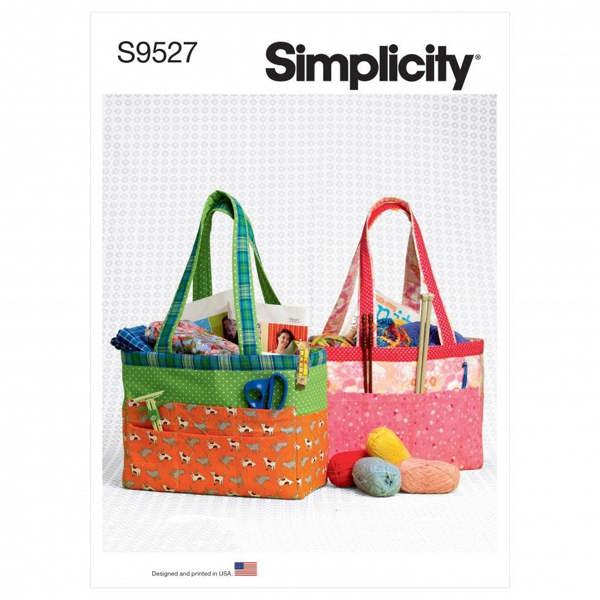 Simplicity Sewing Pattern 9527, Bags OS (One Size Only) - Easy