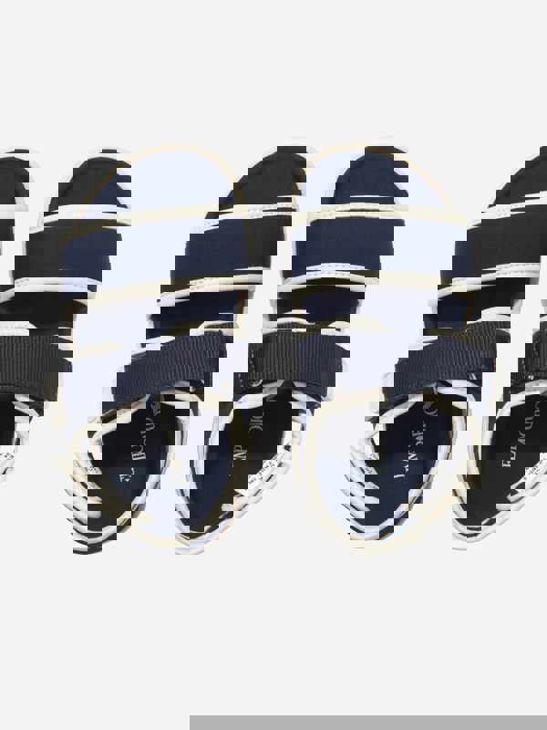 Emporio Armani Kids Logo Sandals in Navy