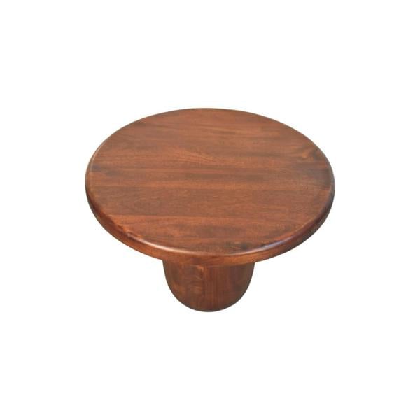 Artisan Furniture Solid Wood Clara Sculpted Coffee Table, Brown