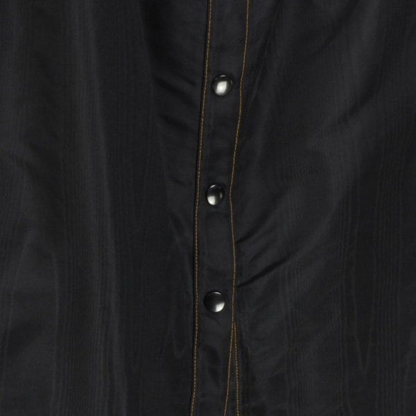 Alessandra Rich black silk moire midi dress