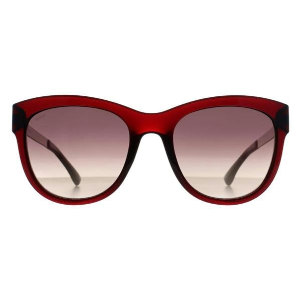 Seksy Sunglasses N2807 C Transparent Burgundy Smoke Grey Gradient