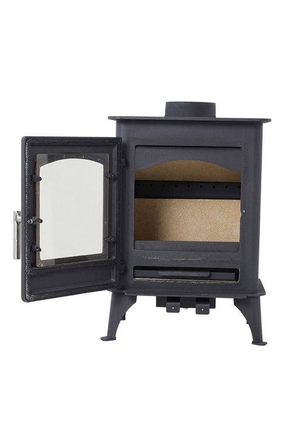 Living and Home Freestanding 5KW High Efficiency Wood Burning Stove Fireplace with Stove Pipe