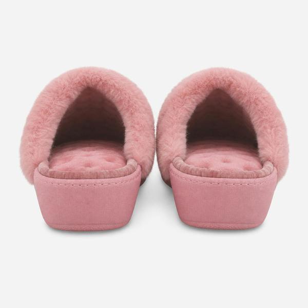 Totes SPARKLE HEELED MULE Mules   in  Pink