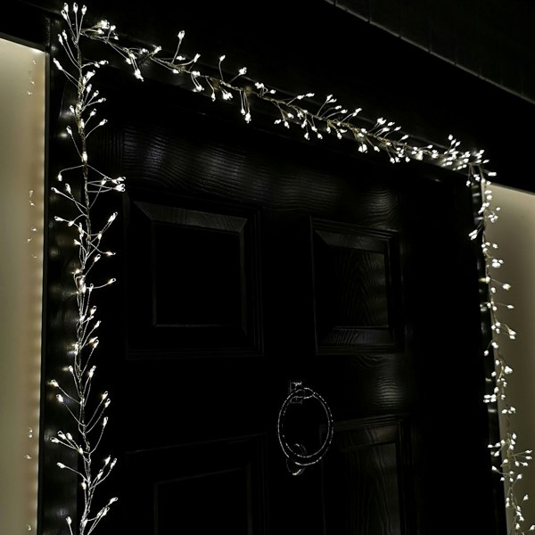 Samuel Alexander 5.5m 880 LED Indoor Outdoor Christmas Door Lights in Warm White