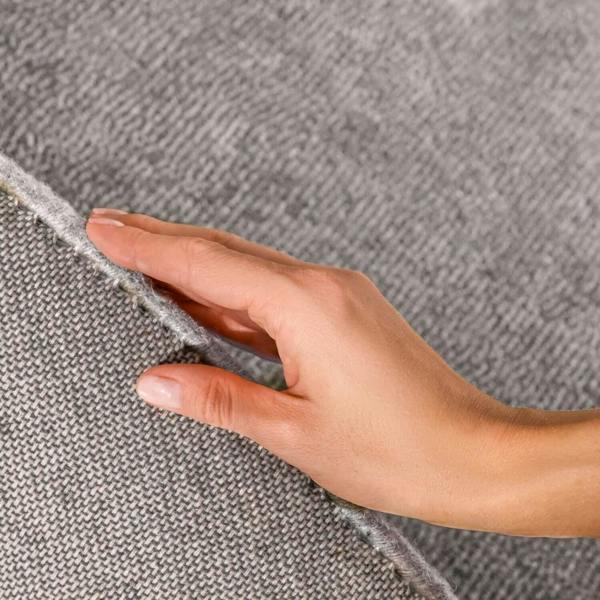 Villeroy & Boch 1812 Wool Rug Organic Round Kari Natural Grey