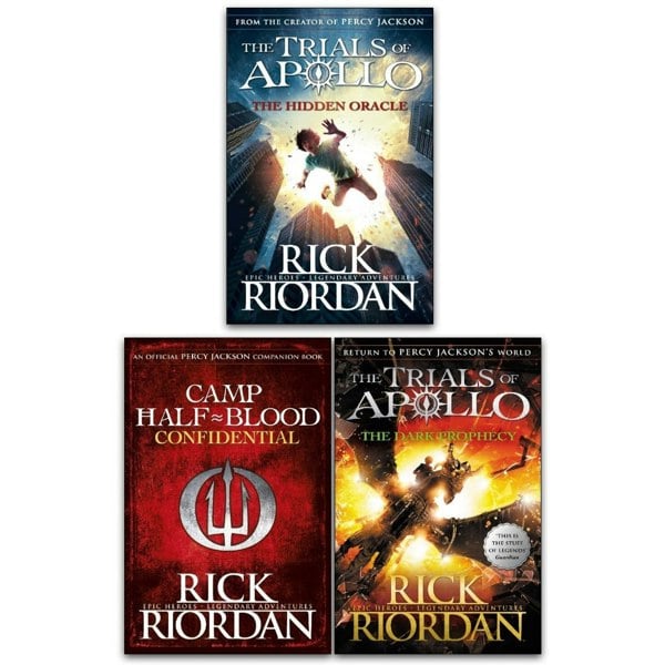 Trials Of Apollo Collection 3 Book Set The Hidden Oracle The Dark Prophecy Confidential