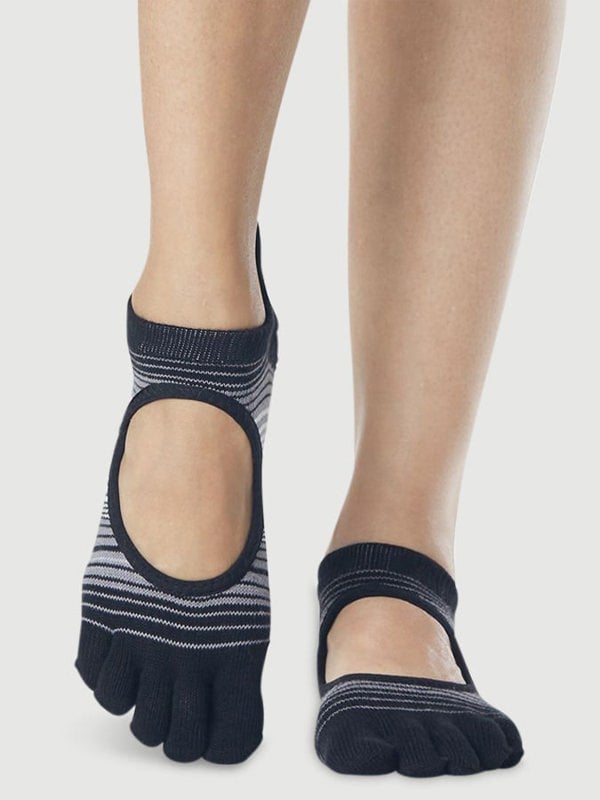 ToeSox Full Toe Bellarina Women's Yoga Grip Socks