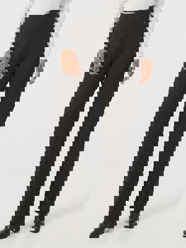 PennyPlain Wide Leg Treggings - Black Short