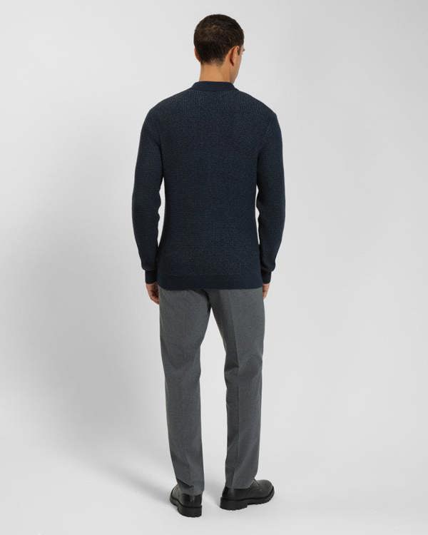 Steel & Jelly Textured Knitted Overshirt