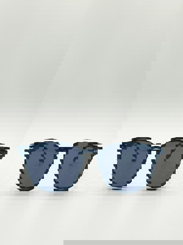 SVNX Classic Rounded Wayfarer Style Sunglasses