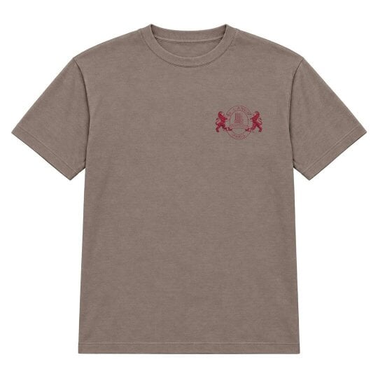 By Lanvin Paris Shield Logo Brown T-Shirt