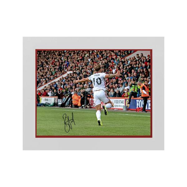 Billy Sharp Signed Sheffield United 16x12 Image Deluxe Mount