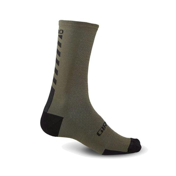 Giro Hrc + Merino MTB Cycling Sock - Military Spec/Black