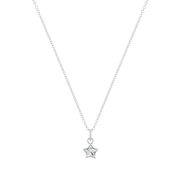 LaBante London Ethically & Sustainably Made Moissanite Divine Star Sterling Silver Necklace