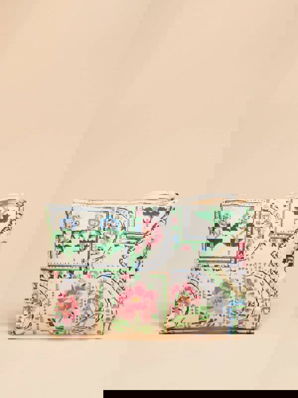 Joules CARRYWELL Womens Pouch Mosaic Floral