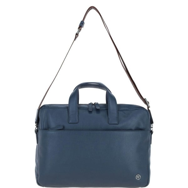 'Commandeer' Real Leather Laptop Bag: 64547