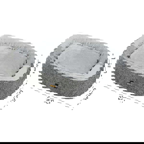 Skylos Pet Bed Washable Plush Orthopedic Soft Non Slip Mat Indoor Pet Cushion S