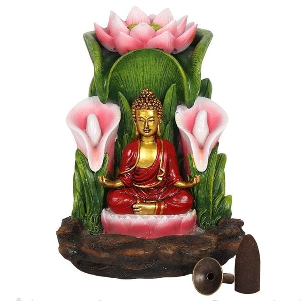 Serano Colourful Buddha Backflow Incense Burner