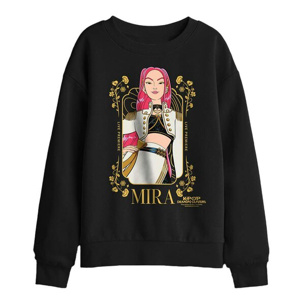 K-Pop Demon Hunters Childrens/Kids Mira Frame Sweatshirt - Black