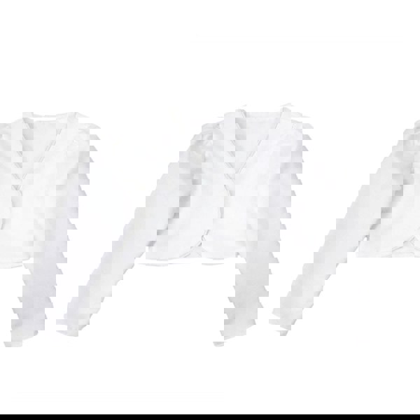 White baby girl bolero