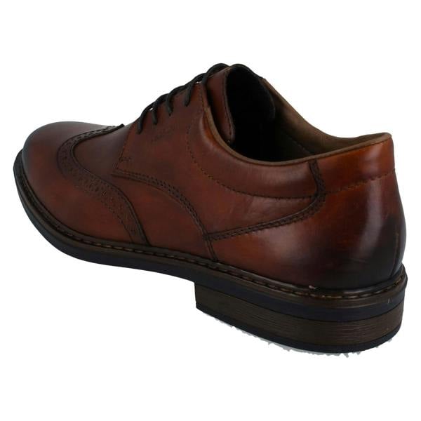 Rieker Mens Rieker Brogue Lace Up Shoes 17620