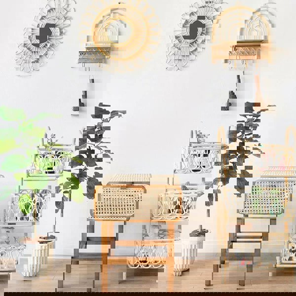 Wren Rattan Side Table, Bedside Table-Weilai Concept-Weilai Concept