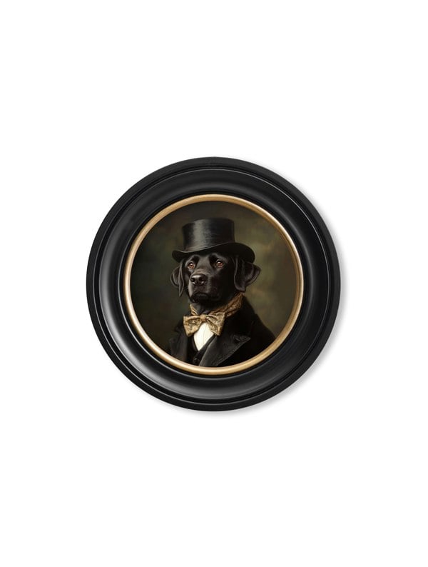 Exceptional Art Lord Wagsalot - Oxford round frame