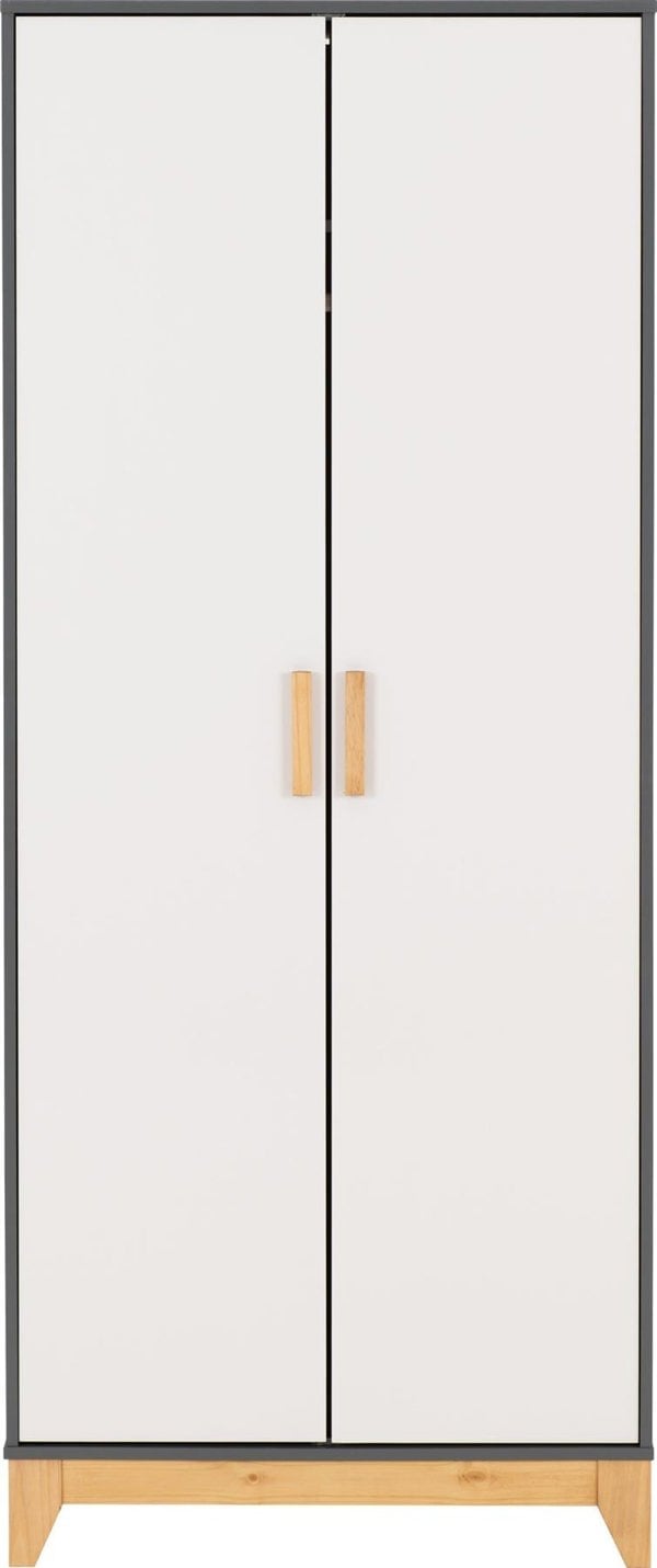 Seconique Cleveland 2 Door Double Wardrobe