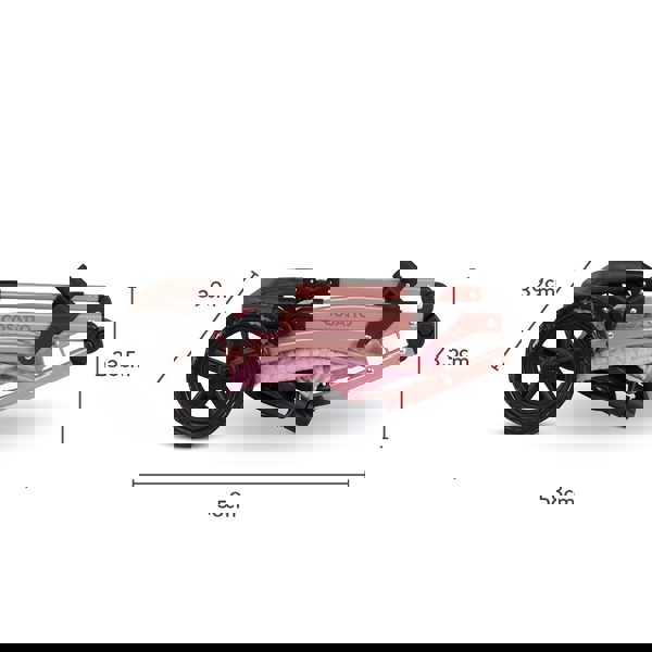 Wow 3 in 1 Dolls Pram Travel System Bundle Camille - Dolls Pram - Cosatto Store