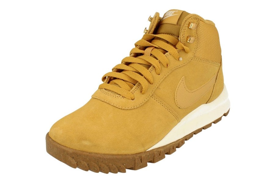Nike Hoodland Suede Mens Trainers 654888 Boots Shoes  727 - Haystack Sail Gum Light Brown 727 - Photo 0