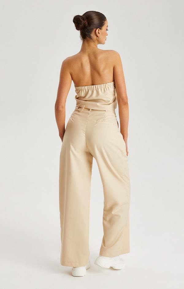 Urban Bliss Belted Wide Leg Tailored Trouser