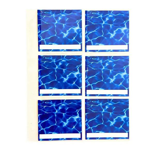 HydroKidz Swimming blue ripple vinyl sticker sheet with padded handle