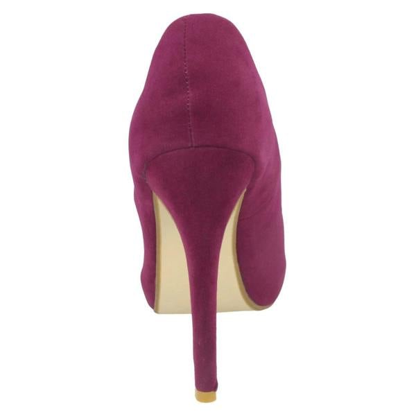 Spot On Ladies Spot On Slip On Heels