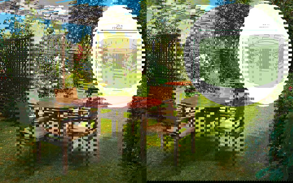 St Helens Home and Garden Water Resistant Large Round Patio Set Cover