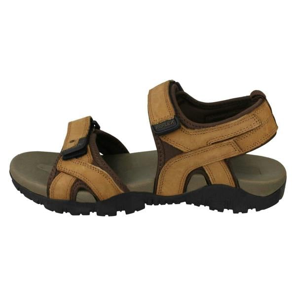 Reflex Mens Reflex Flat Hook & Loop Sandals