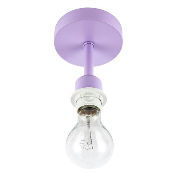 Traditional Lavender Lilac Ceiling Light Fitting to Hold Lamp Shades Image 4