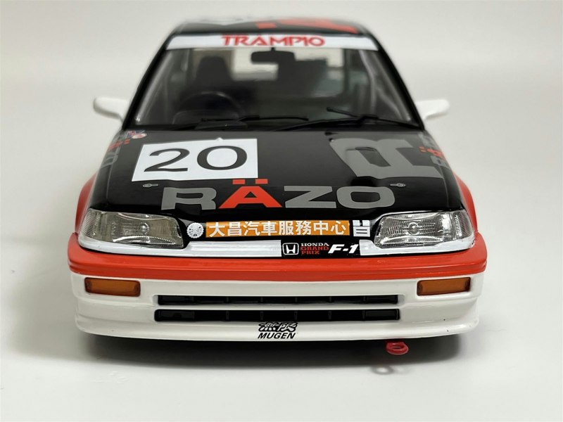 Triple9 Honda Civic EF3 #20 Razo Trampio Macau GP 1989 1:18 Scale Triple 9 1800106