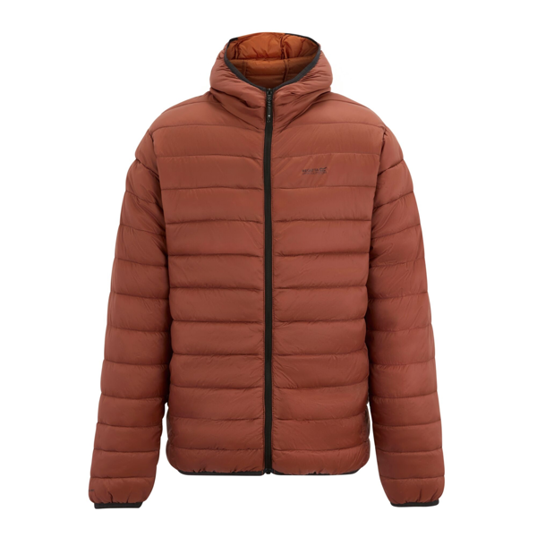 Regatta Mens Marizion Baffled Hooded Padded Jacket - Burnt Henna