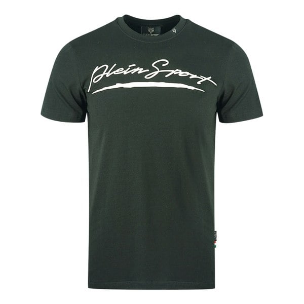 Plein Sport Brand Signature Logo T-Shirt - Black