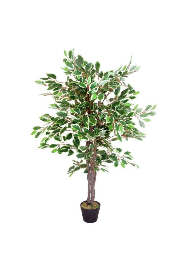 Dyzi Artificial Tree 130cm Realistic Green Potted Plant