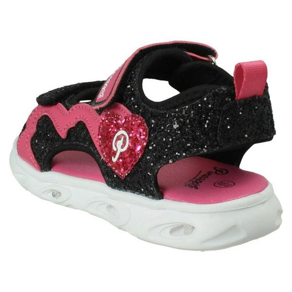 Pineapple Girls Pineapple Dual Strap Light Up Sandals H0385