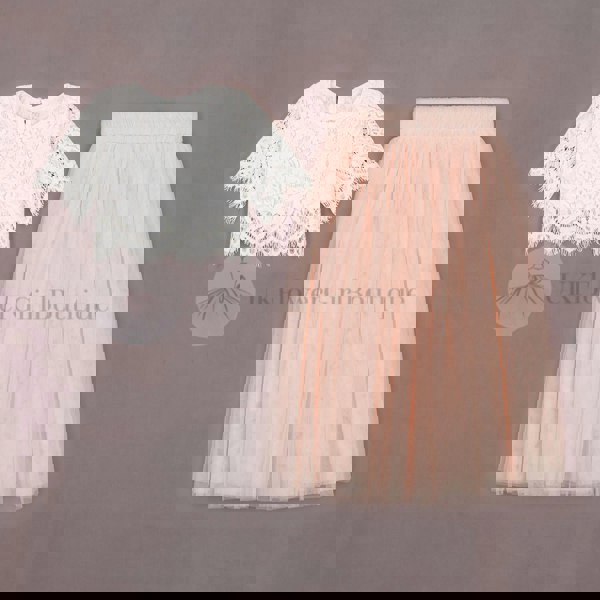 UK Flower Girl Boutique Baby Felicity Couture - Blush