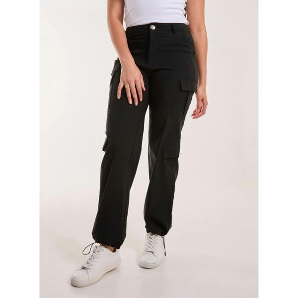 Pink Vanilla Pocket Detail Wide Leg Cargo Pants