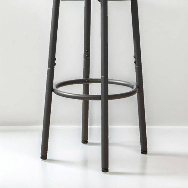 Rafaelo Mobilia Set of 2 Bar Stools with Backrest