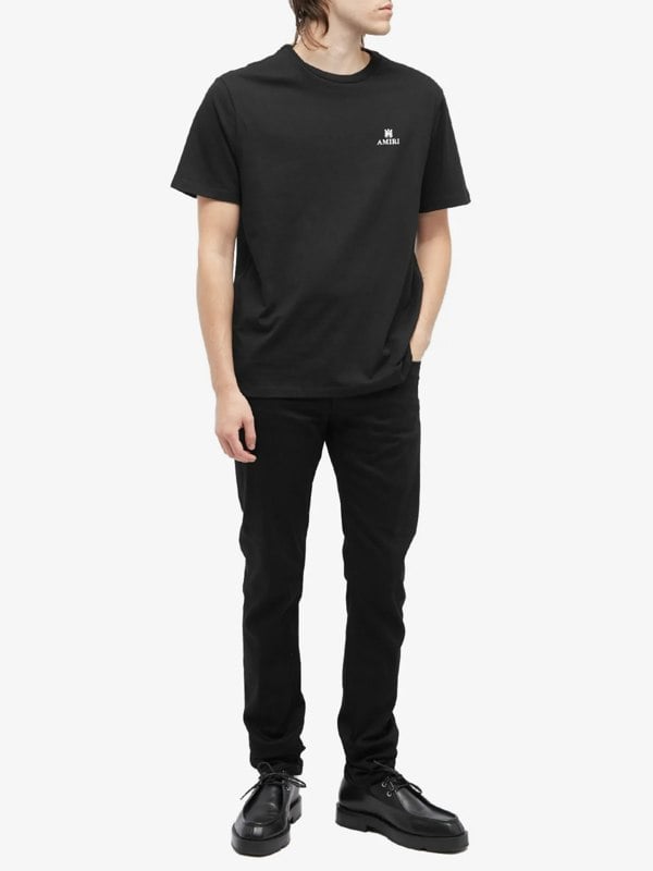 AMIRI MICRO MA BAR TEE BLACK
