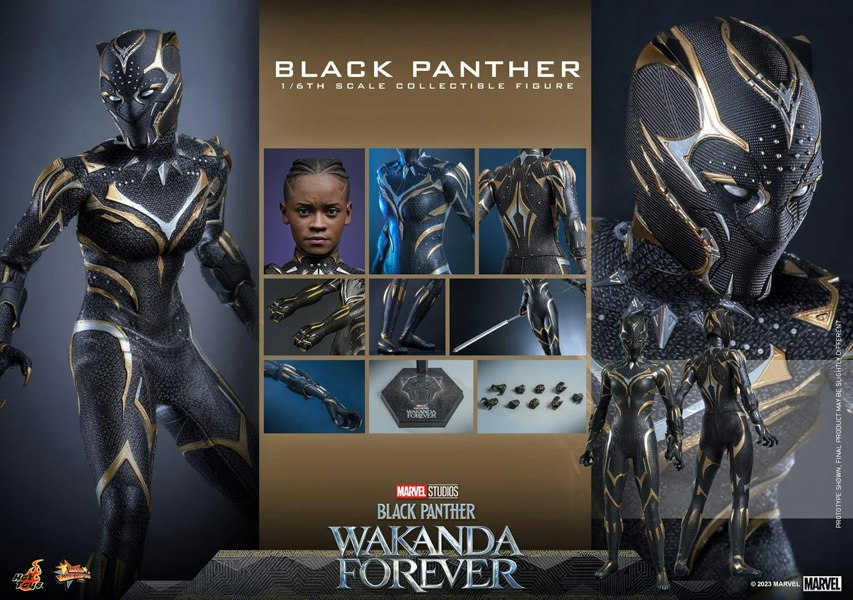 Hot Toys Black Panther Action Figure Black Panther: Wakanda Forever 1:6 Scale Hot Toys 911962